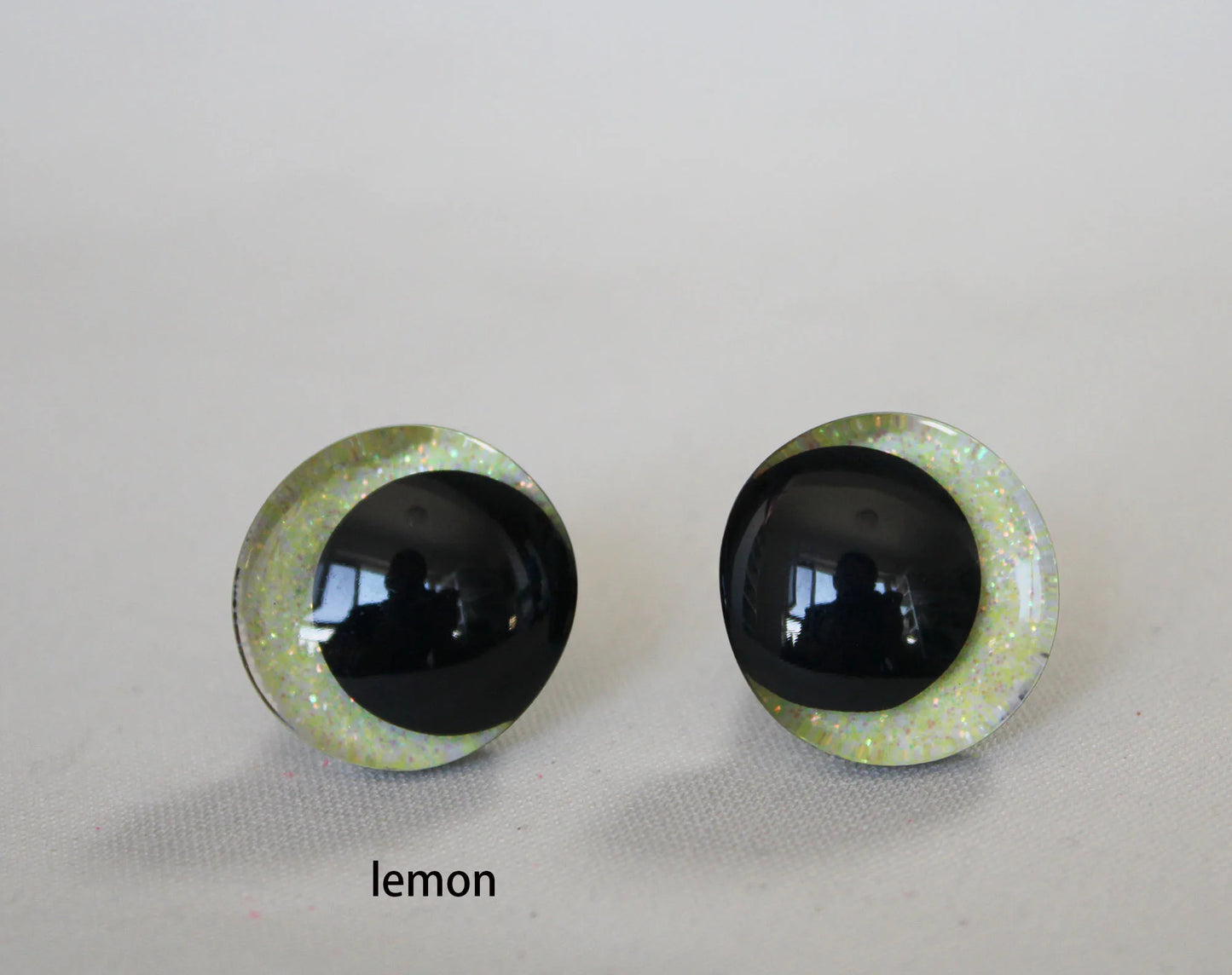 10Pairs Size 14mm 16mm 18mm 23mm 28mm Cartoon Round Glitter Funny Style Safety Eyes and washer #DIY doll animal plushies stuffed amigurumi making