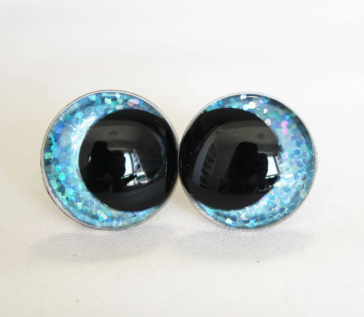 10Pairs Size 12/14/16/18/20/23/28mm Cartoon Round Safety Eyes with washer and glitter colours #DIY amigurumi plush making