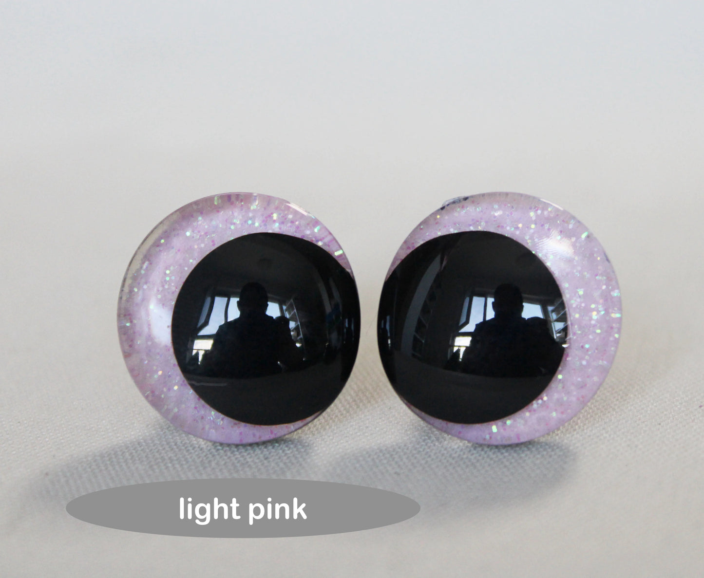 10Pairs Size 25mm 30mm 35mm 40mm Cartoon 3D Glitter Plush Funny Safety Eyes with washer and glitter colours #DIY Amigurumi Plush making