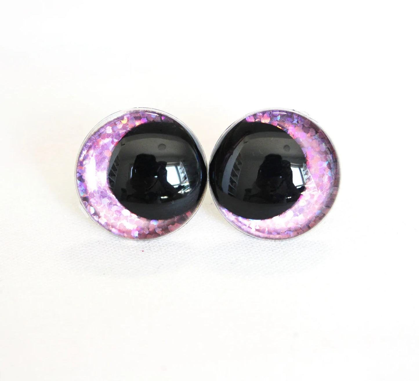 10Pairs Size 12/14/16/18/20/23/28mm Cartoon Round Safety Eyes with washer and glitter colours #DIY amigurumi plush making