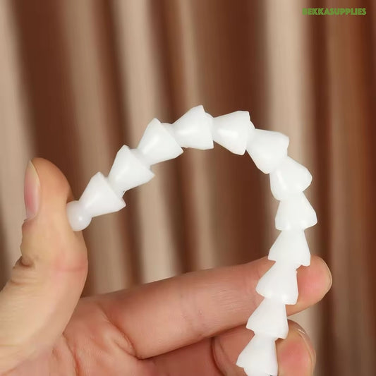 Length 1.29m / 2.1m/ 3.4m / 4.3m / 8.6m - new12mm diameter White Doll Toy Skeleton Joints -#DIY stuffed plush toy animal doll making