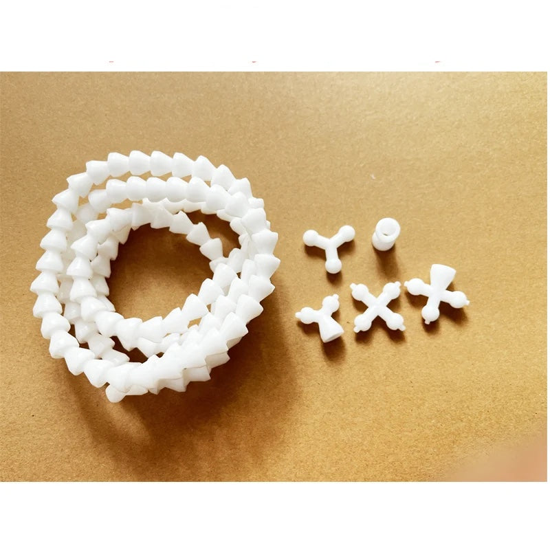Toy Skeleton Joint diameter 7mm 9.5mm-25.5mm Length 1 Meter with Joint Connectors set for stuffed plush amigurumi making