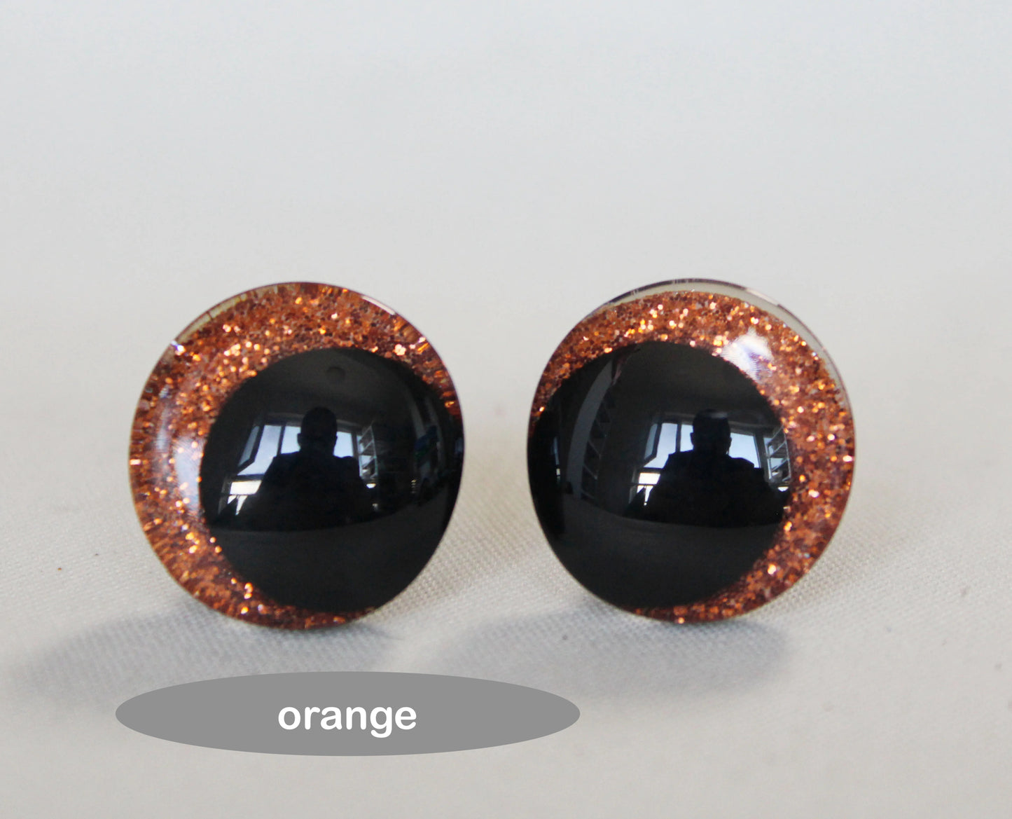 10Pairs Size 25mm 30mm 35mm 40mm Cartoon 3D Glitter Plush Funny Safety Eyes with washer and glitter colours #DIY Amigurumi Plush making