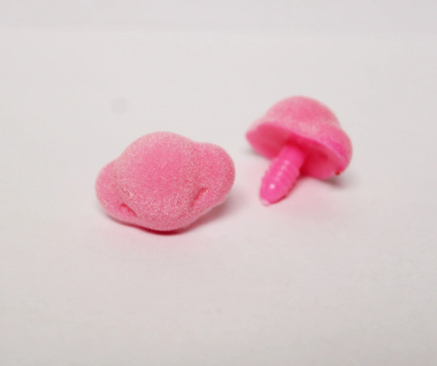 20pcs 18x26mm Flocking Safety Nose with washer, Animal Safety Nose in Blue and Pink colour with back washer #amigurumi plush stuffed making