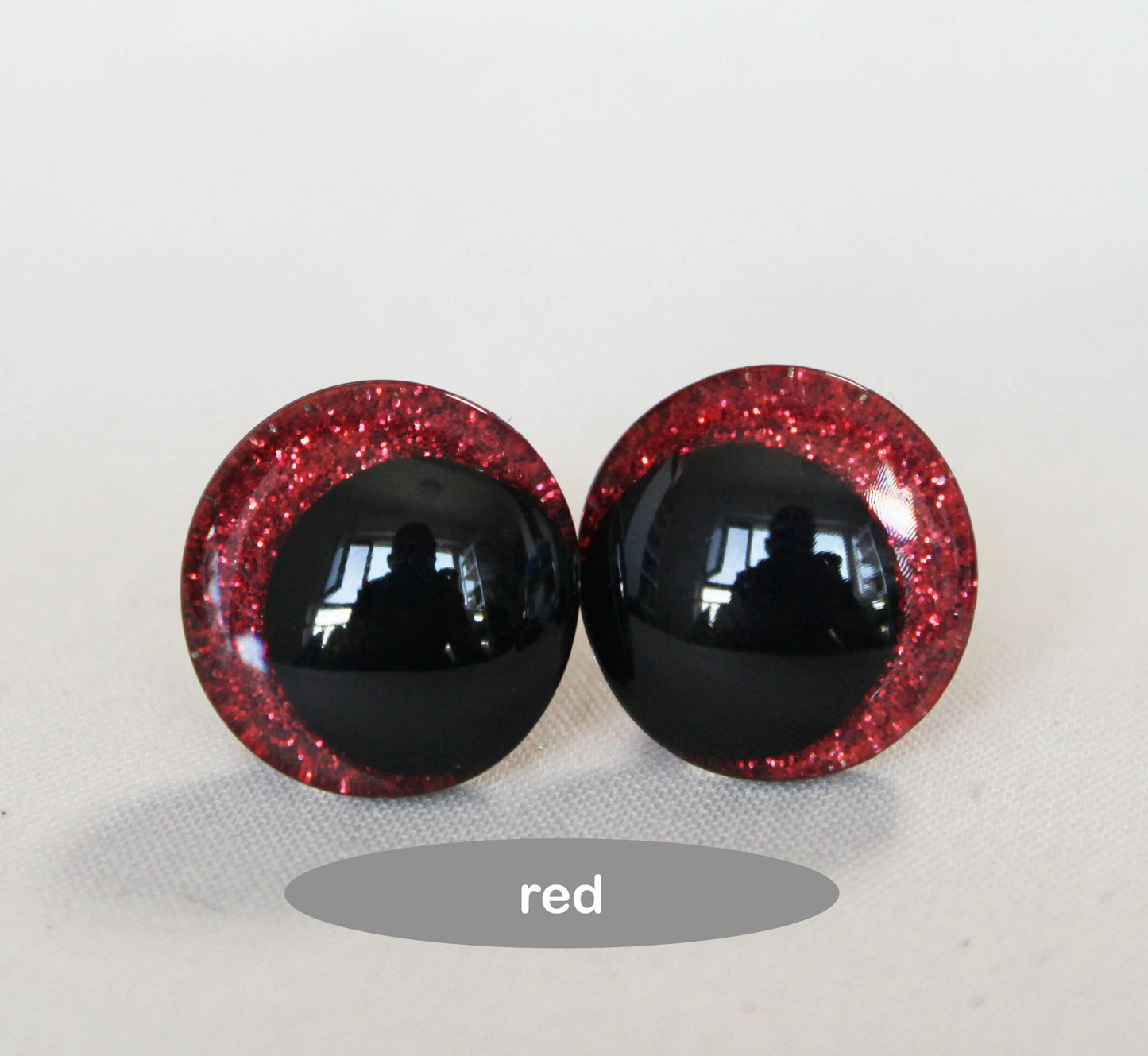 10Pairs Size 25mm 30mm 35mm 40mm Cartoon 3D Glitter Plush Funny Safety Eyes with washer and glitter colours #DIY Amigurumi Plush making