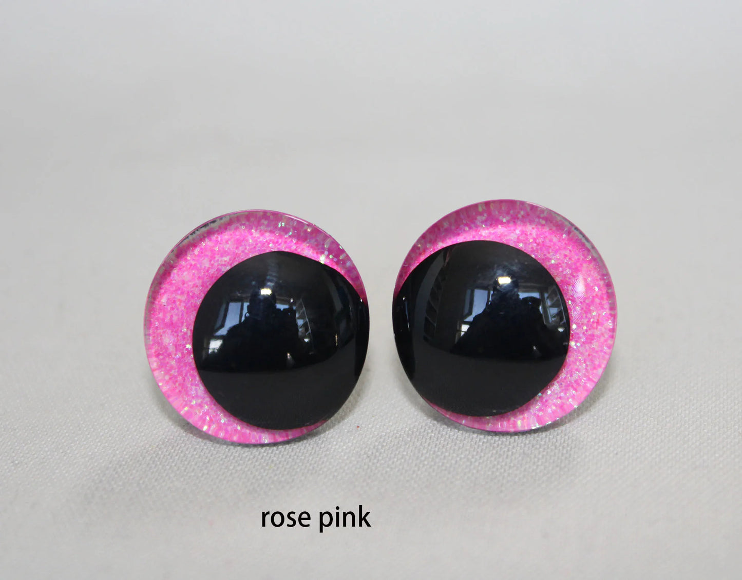 10Pairs Size 14mm 16mm 18mm 23mm 28mm Cartoon Round Glitter Funny Style Safety Eyes and washer #DIY doll animal plushies stuffed amigurumi making