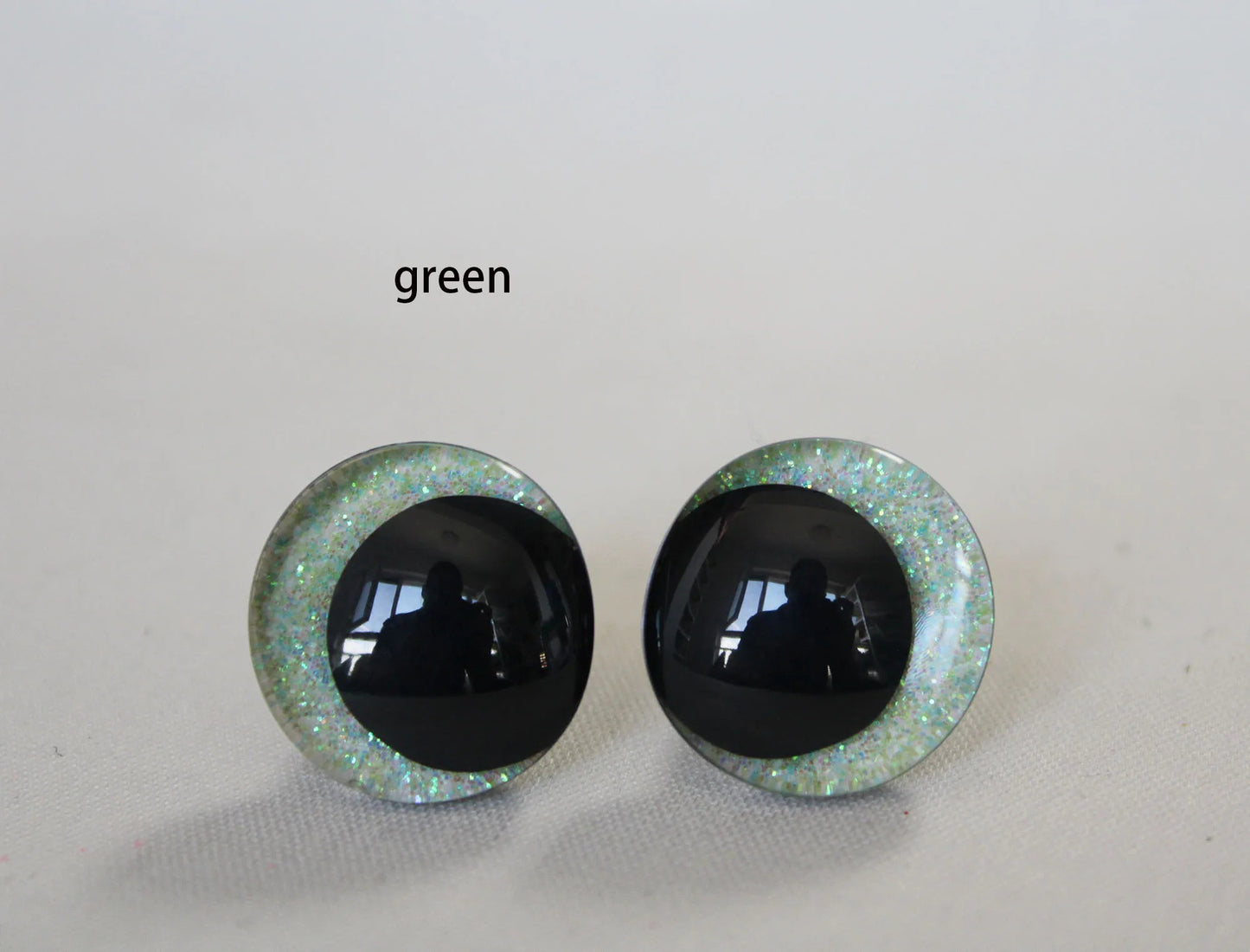 10Pairs Size 12/14/16/18/20/25/30/35mm Cartoon 3D Glitter Funny Style Safety Eyes with glitter colour and washer #DIY Plush Stuffed Amigurumi Doll Toy making