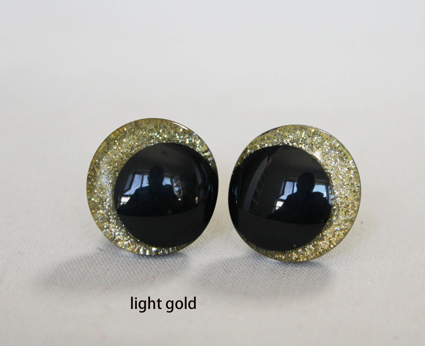 10Pairs Size 12/14/16/18/20/25/30/35mm Cartoon 3D Glitter Funny Style Safety Eyes with glitter colour and washer #DIY Plush Stuffed Amigurumi Doll Toy making