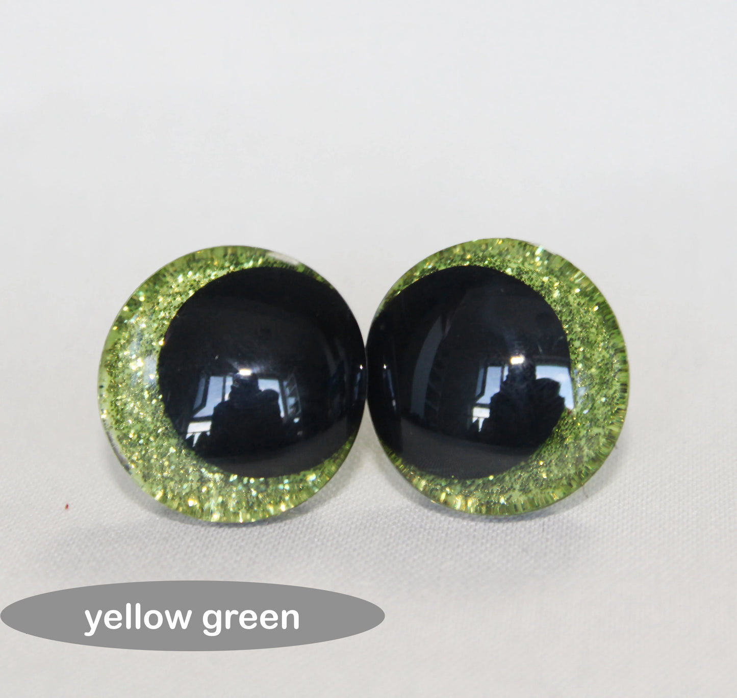 10Pairs Size 25mm 30mm 35mm 40mm Cartoon 3D Glitter Plush Funny Safety Eyes with washer and glitter colours #DIY Amigurumi Plush making